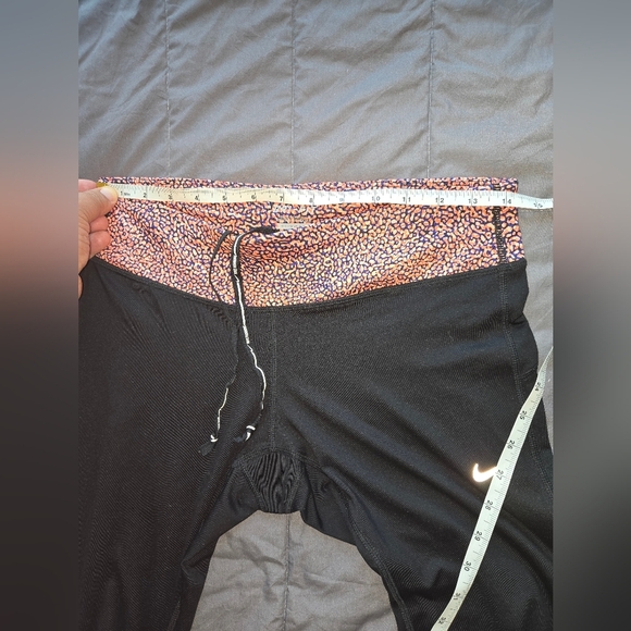 Nike Running Dri-fit Activewear Size M Black/orange Color - Picture 5 of 6